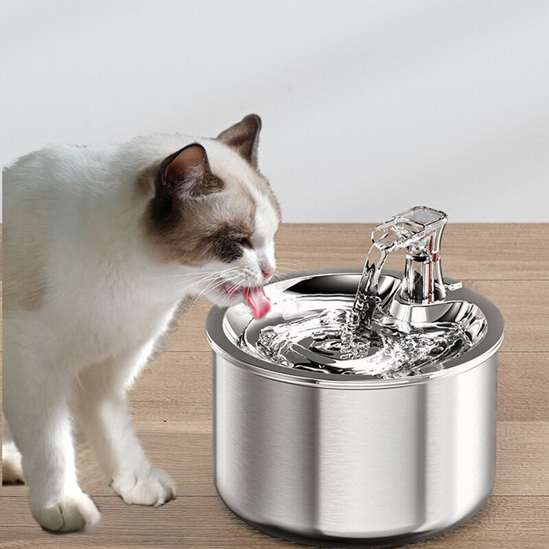 Stainless Steel Automatic Water Dispenser For Pets