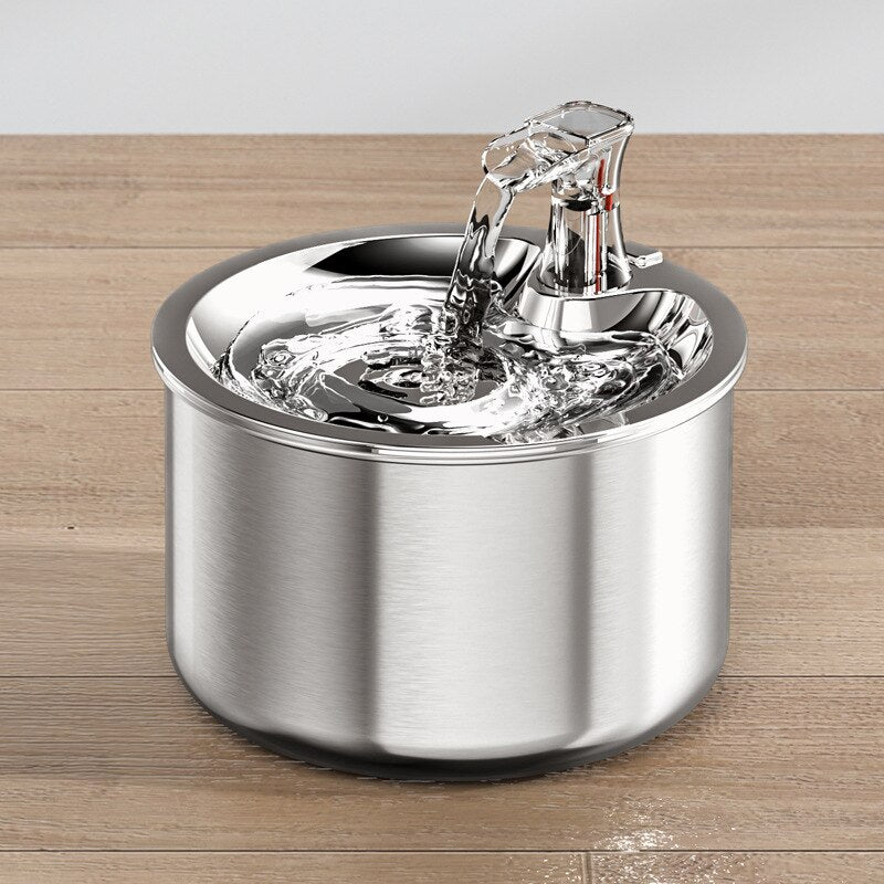 Stainless Steel Automatic Water Dispenser For Pets